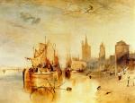 水彩大师 William Turner_1826 Cologne, arrivée d'un paquebot le Soir